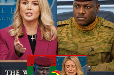 JUST HAPPENED: White House Press Secretary Karoline Leavitt Thought She Could Humiliate an African Leader, Ibrahim Traoré — But What He Did Left Her the Most Embarrassed Woman in America