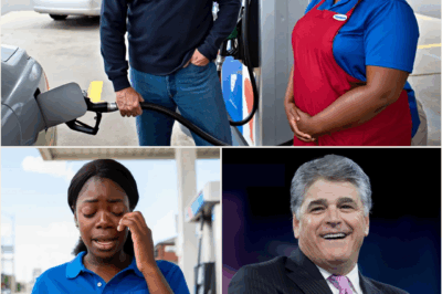 SHOCKING: Sean Hannity Quietly Gifts $25,000 to Pregnant Black Woman at Gas Station — No Cameras, Just Tears and Humanity! This didn’t happen on live TV — it happened on an ordinary street corner. The Fox News host handed over a small envelope, spoke just one gentle sentence, and shared an emotional hug that turned into a viral story of compassion. Millions are now calling it the most heartfelt moment of his career.