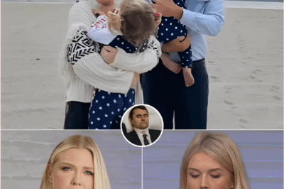 Erika Kirk Breaks Down in Tears as She Vows to Uncover the Truth Behind Charlie’s Collapse, While Karoline Leavitt’s Strained Expression Ignite Rumors of Shadows Behind the Tragedy