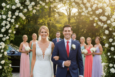 My Classmate Borrowed $8,000 and Disappeared — On My Wedding Day, She Returned in a Million-Dollar Car and Left an Envelope That Took My Breath Away