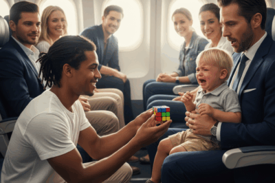 A Millionaire’s Son Screamed Nonstop on a Flight — Until a Black Boy From Economy Did Something That Silenced Everyone