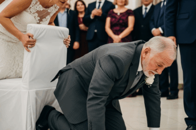 “My Son’s Bride Seated Me With the Caterers at Their Arlington Wedding—Then Pulled My Chair Out in Front of 200 Guests. She Had No Idea Her Father Was Walking Through That Door.”